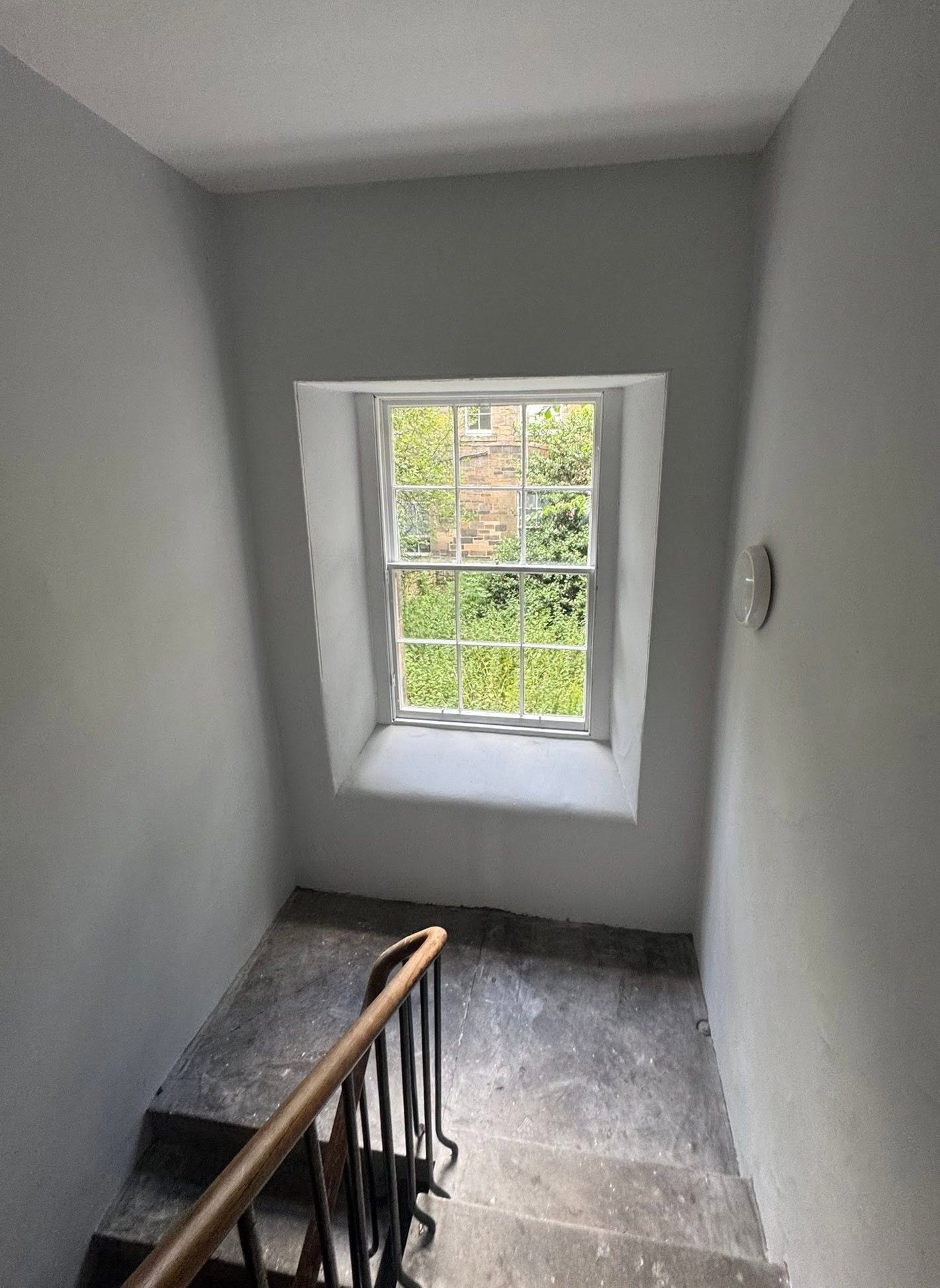 After decorating a staircase and feature window
